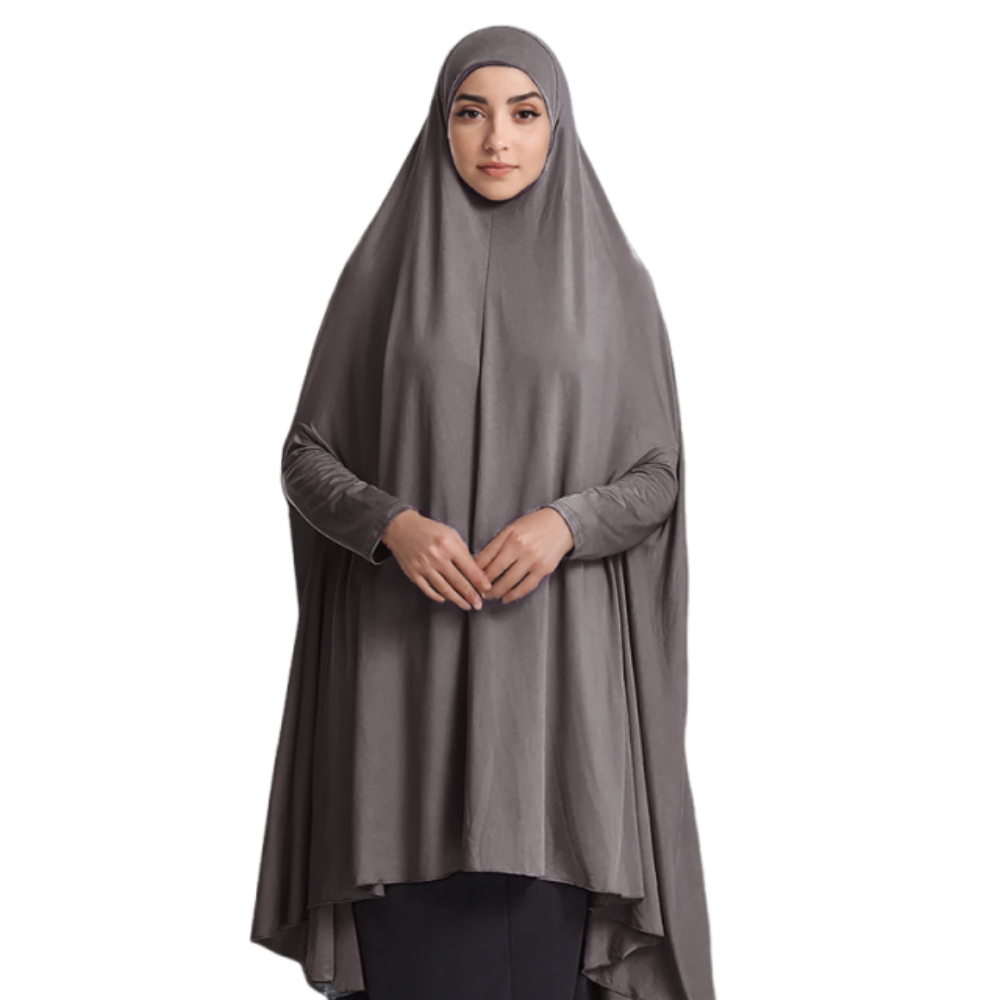 Women'S Formal Traditional Wear - Gamis Muslim Polos Elegan Lembut Menutup