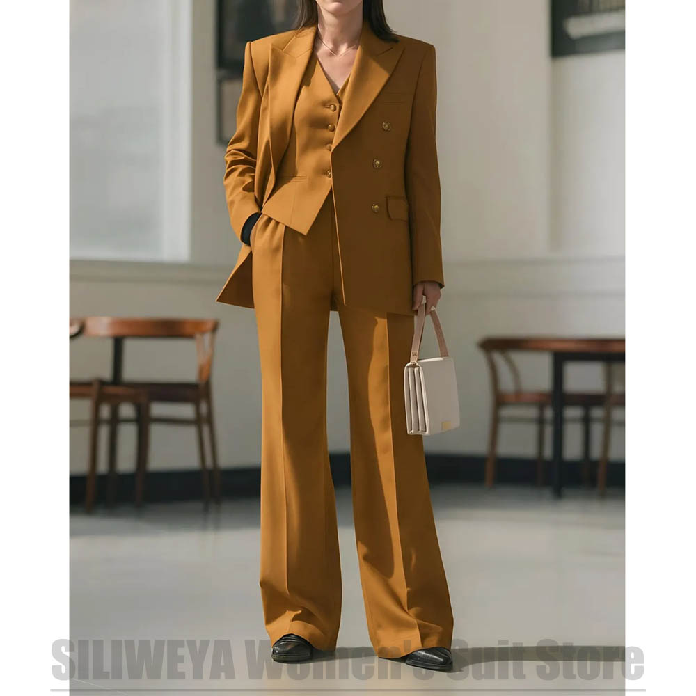 Women Formal Wear Tailor - Setelan Wanita 3 Potong Model Double