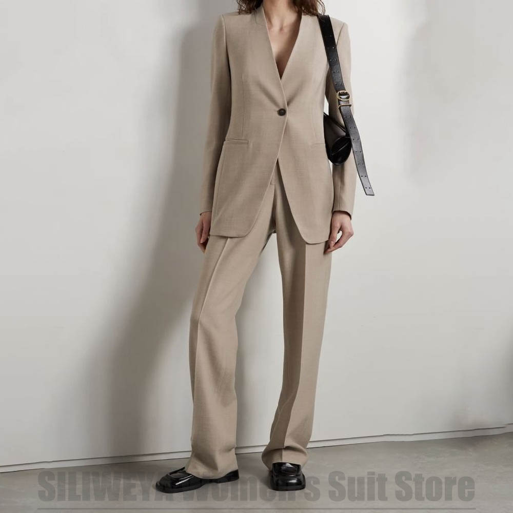 Women Formal Wear Tailor - Setelan Wanita Model V-Neck Kancing Tunggal