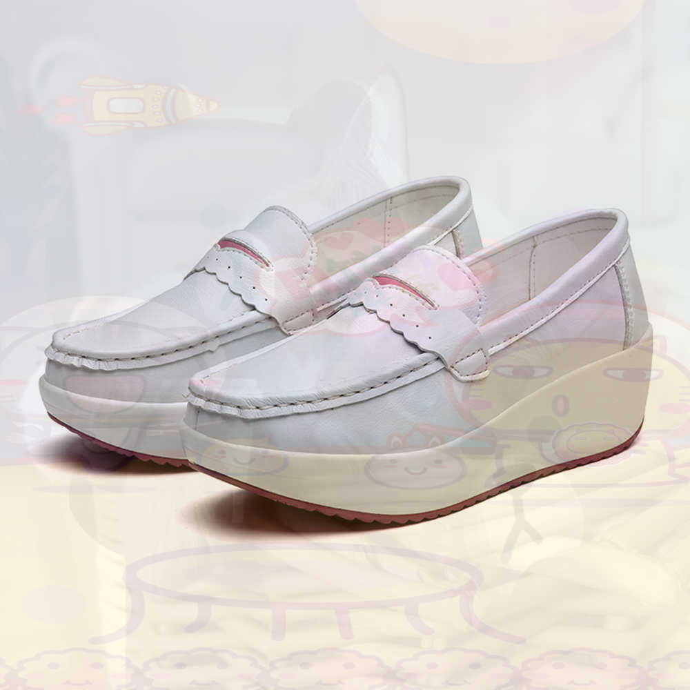 Women Formal Wear On Sale - Plataform Sepatu Kets Merah Muda Musim
