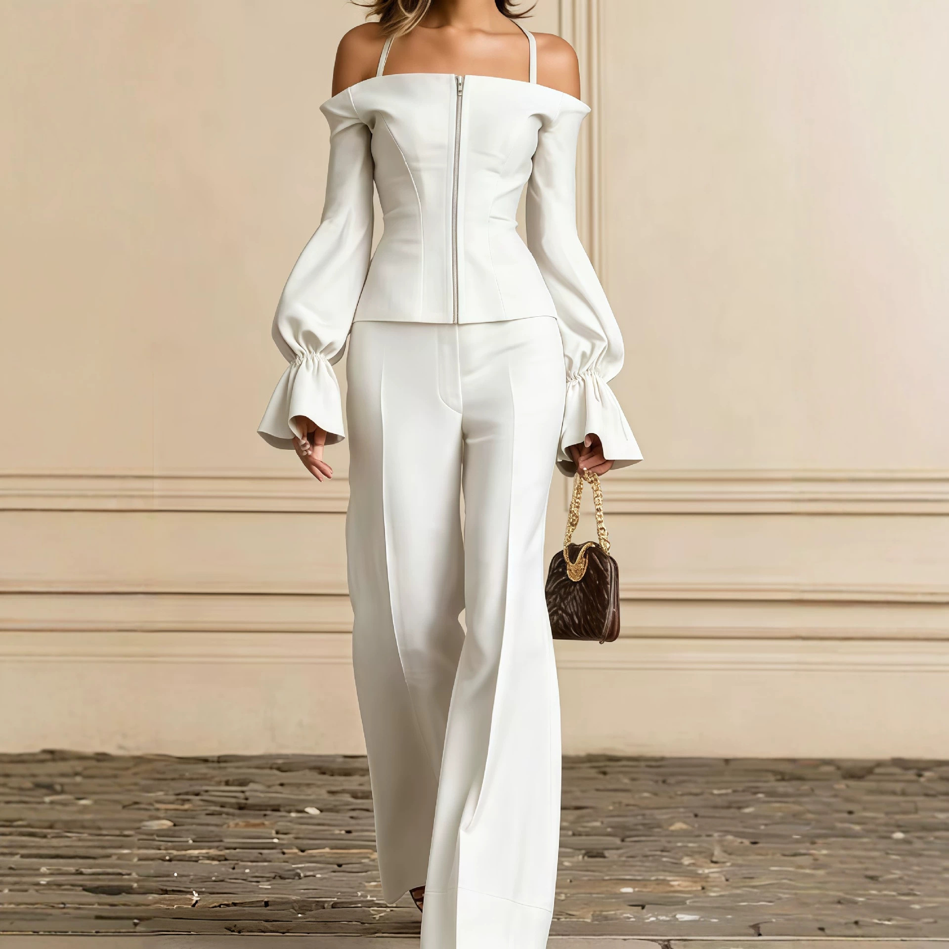 Women'S Formal Wear Suits - Setelan Celana 2 Potong Wanita, Atasan