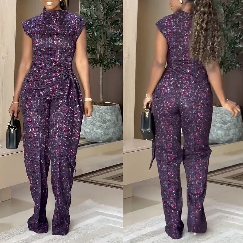 Women'S Formal Wear With Pants - Setelan 2 Potong Wanita Elegan Motif
