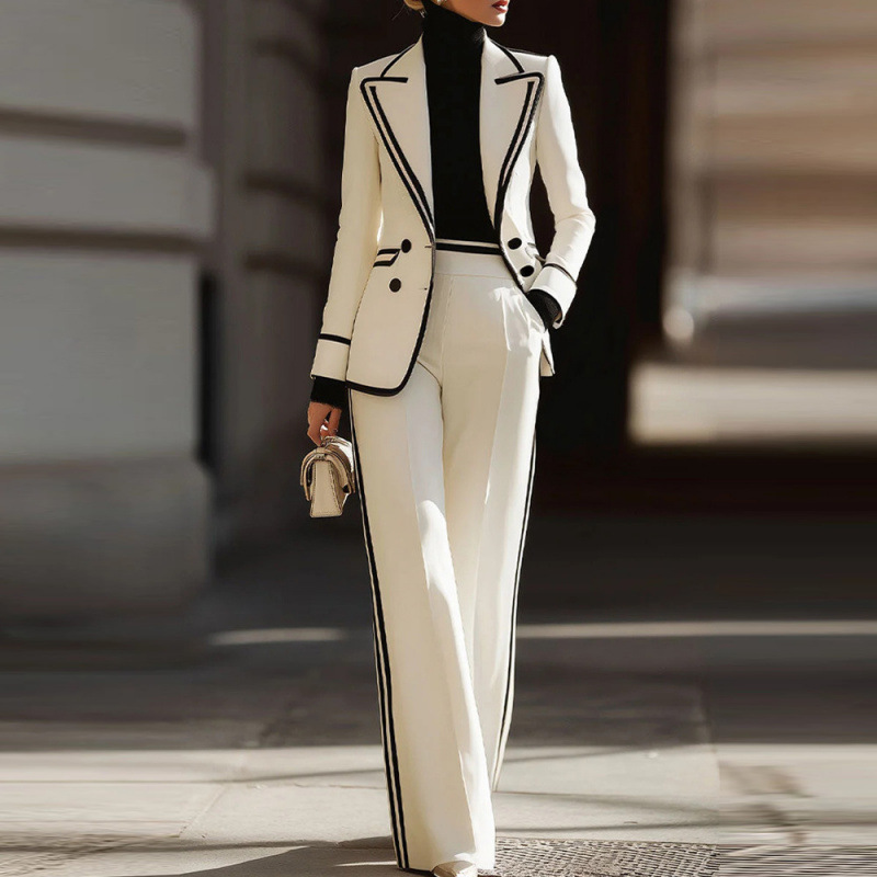 Women'S Formal Wear With Pants - A+ Sale Setelan Blazer Wanita Double