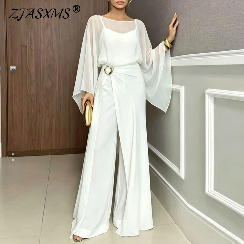 Women'S Formal Wear Suits - Jumpsuit Formal Wanita 2Pcs Set Lengan