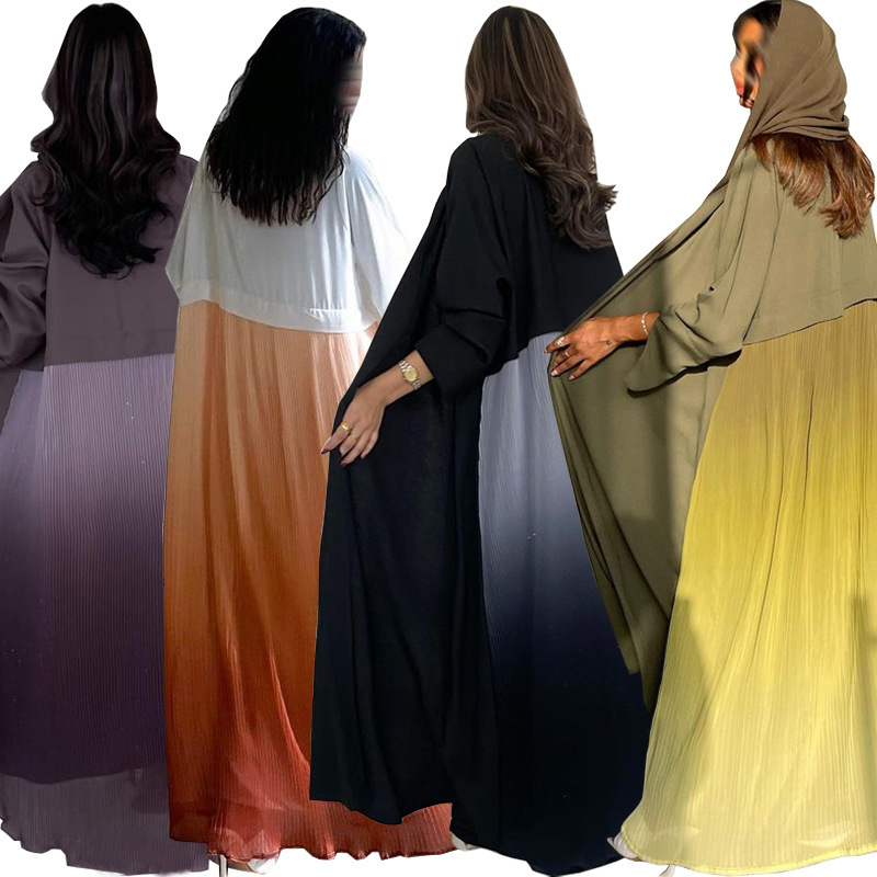 Women Formal Wear Stitching - Gaun Abaya Lipit Wanita Muslim Gaya