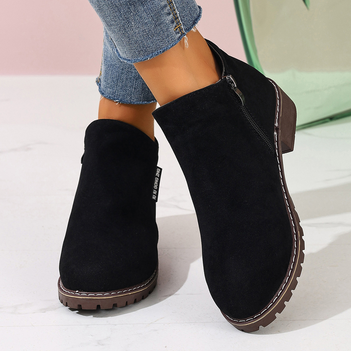 Sepatu Bot Wanita Musim Gugur  - Women Formal Wear On Sale ulasan dan harga