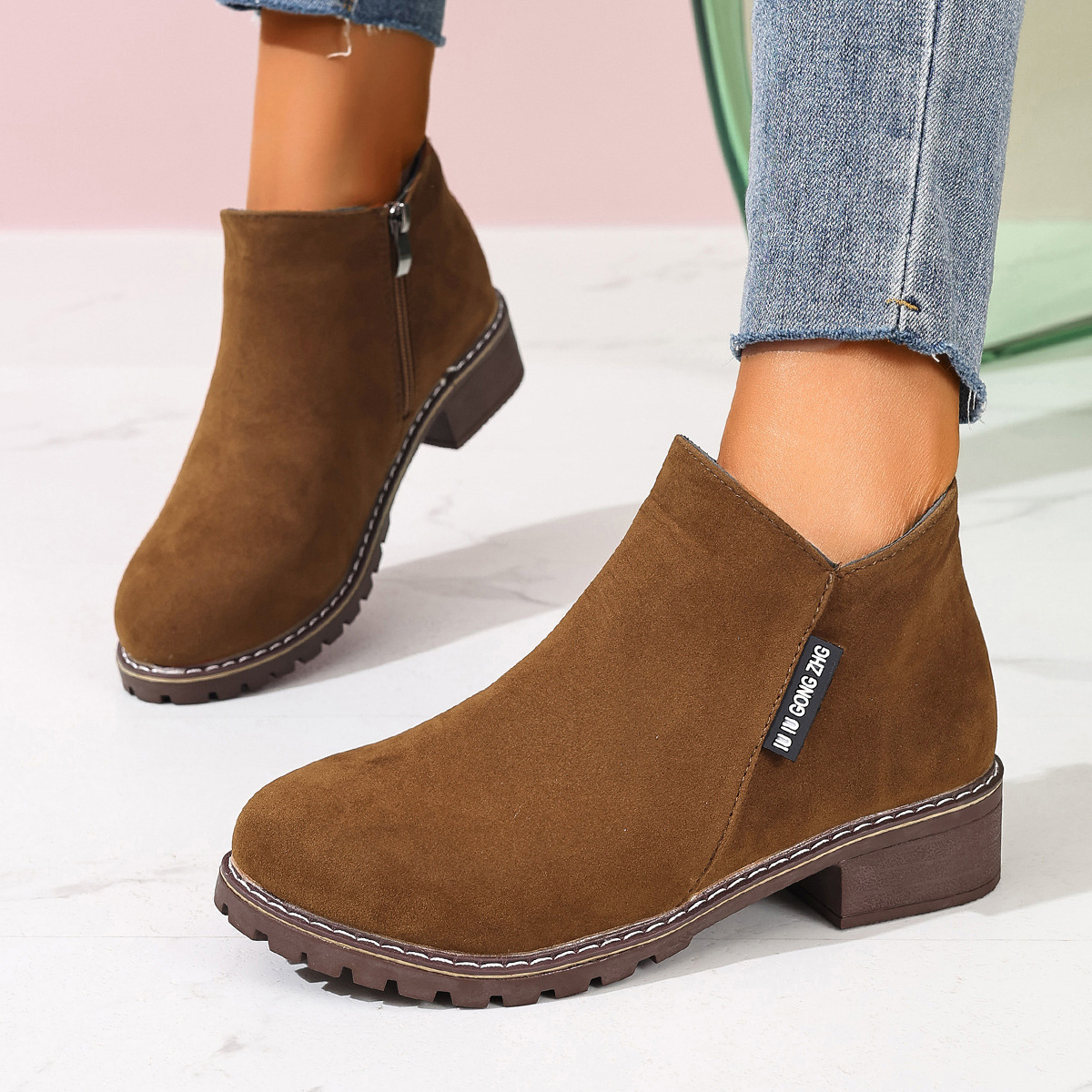 Sepatu Bot Wanita Musim Gugur  - Women Formal Wear On Sale ulasan dan harga