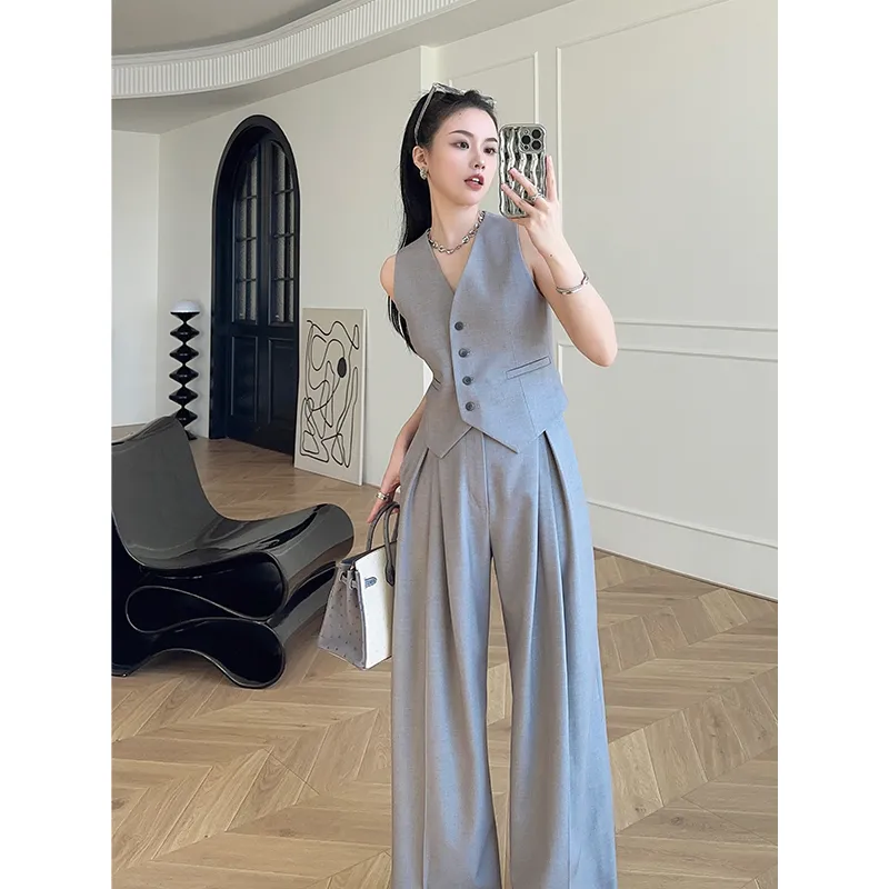 Setelan Rompi Tanpa Lengan dan - Women'S Formal Wear Suits ulasan dan harga