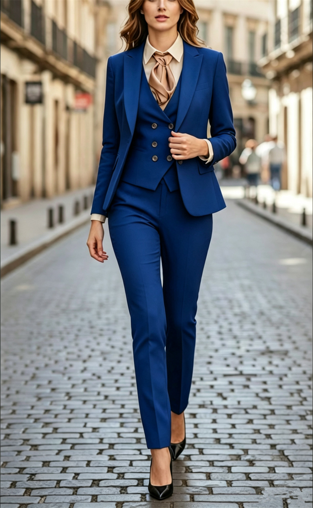 Setelan 3 Potong Hitam Wanita, - Women Formal Wear Tailor ulasan dan harga