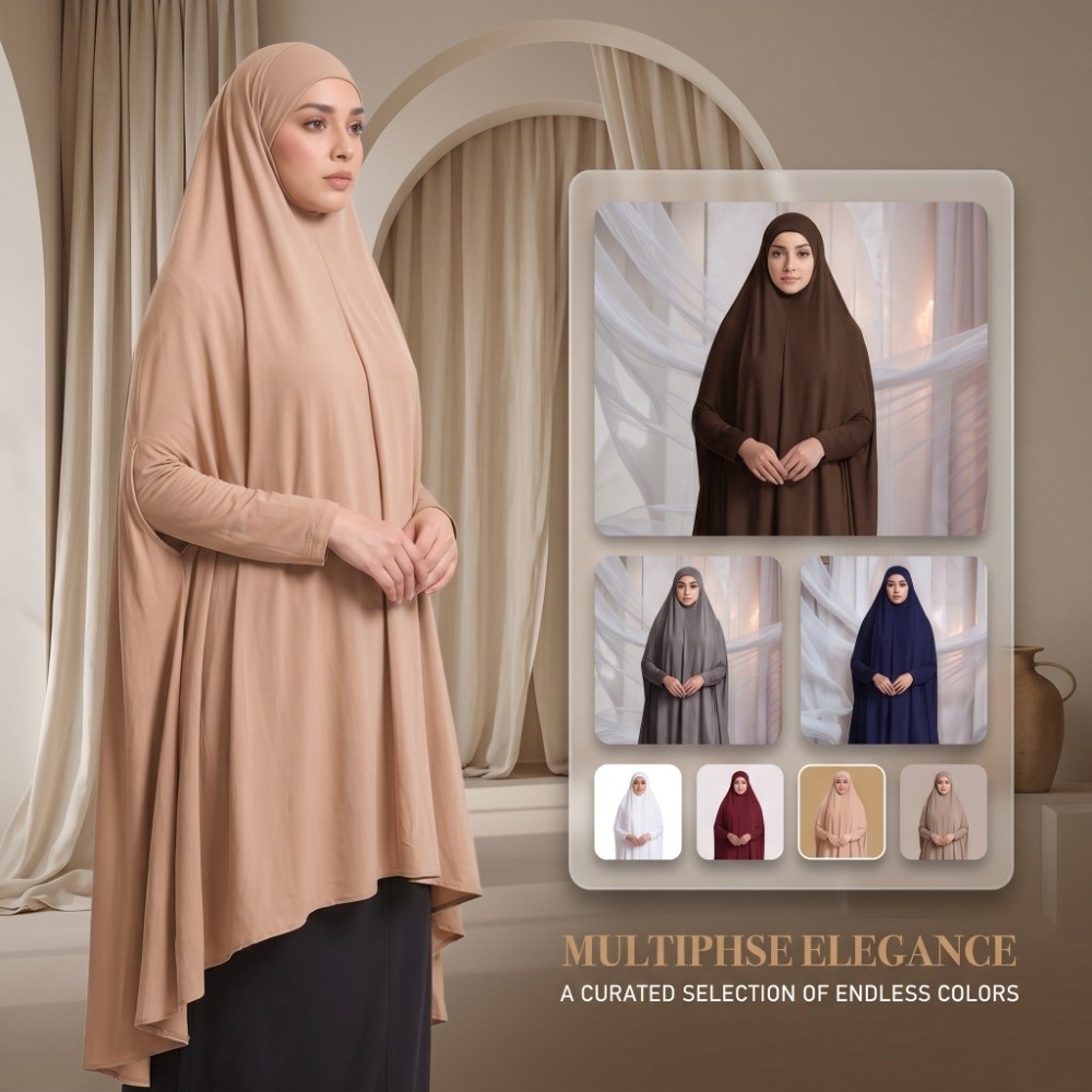 Kaftan Polos Abaya Muslim Paka - Women'S Formal Traditional Wear ulasan dan harga
