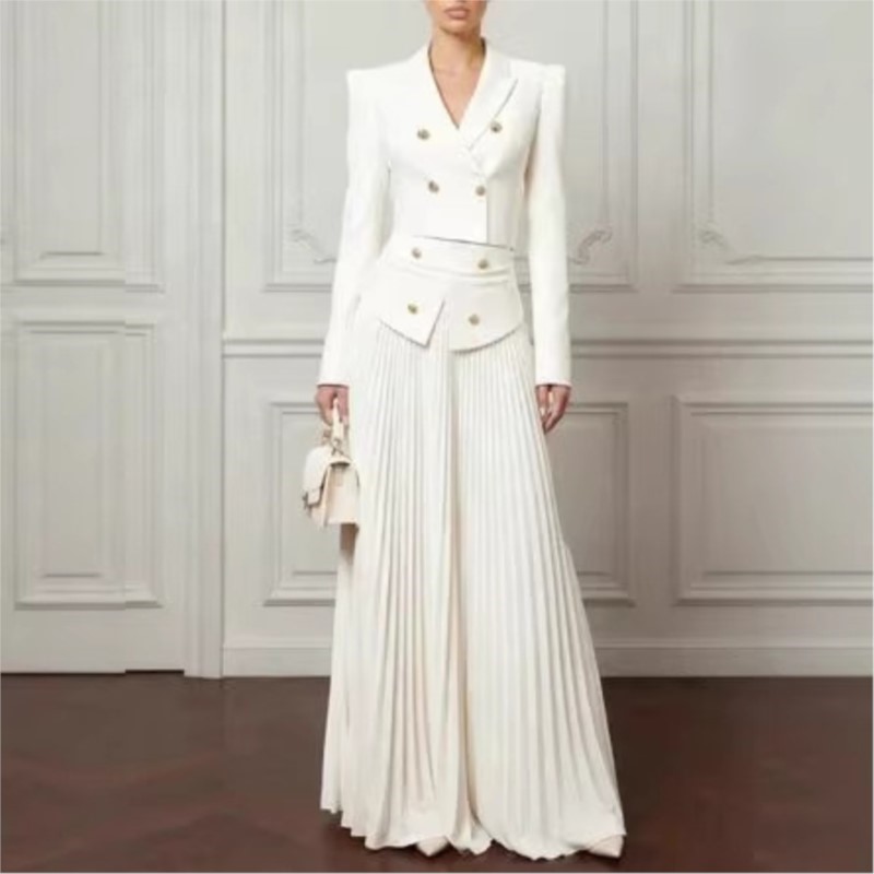 Setelan 2 Potong Berkelas deng - Women'S Formal Wear Suits ulasan dan harga