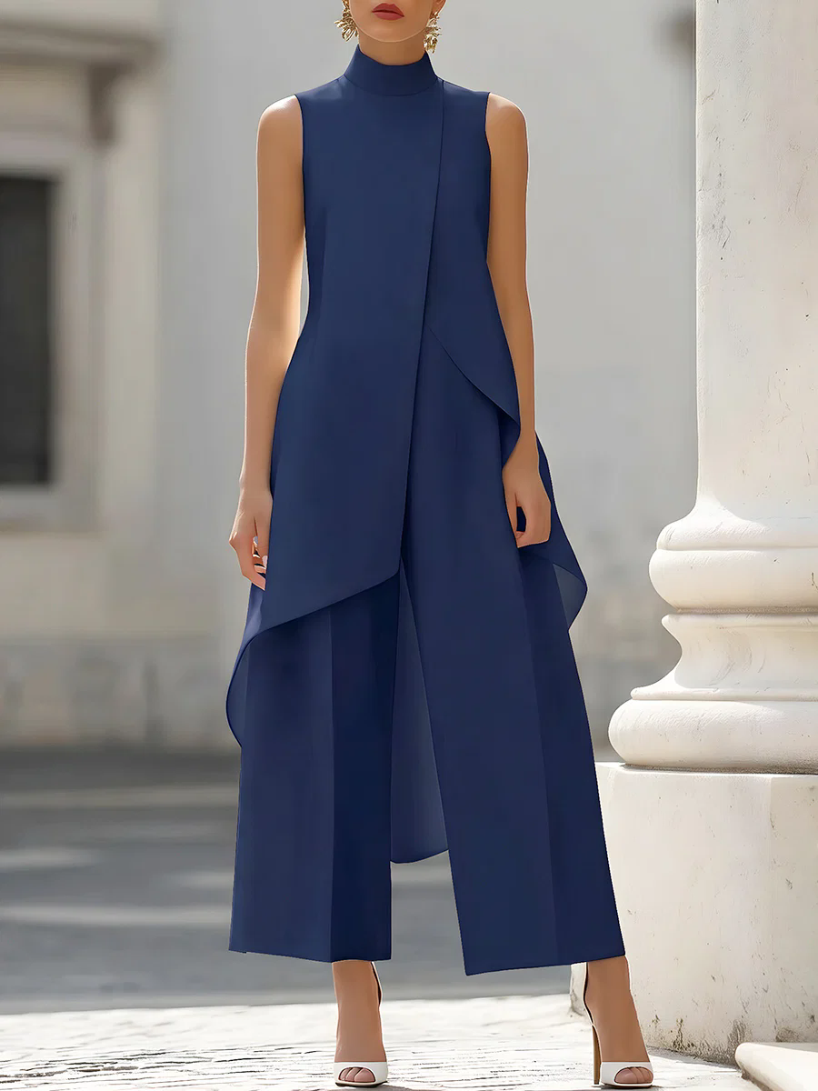 Jumpsuit tanpa lengan dengan k - Women'S Formal Wear With Pants ulasan dan harga