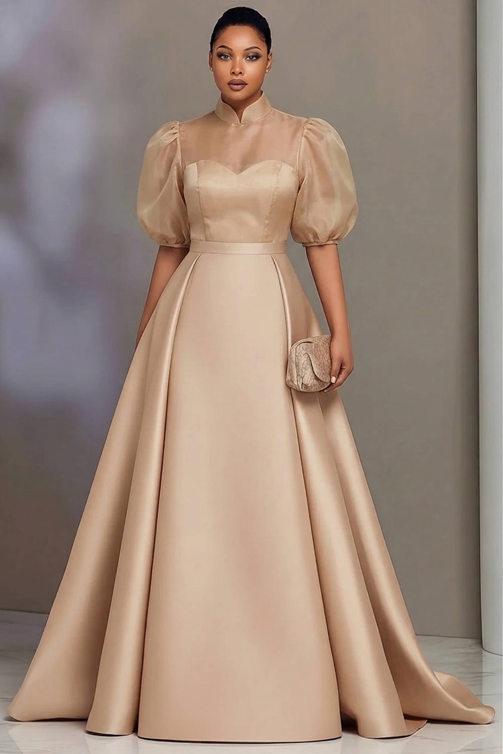Gaun Prom Satin Elegan Ukuran  - Women'S Formal Wear Wedding ulasan dan harga