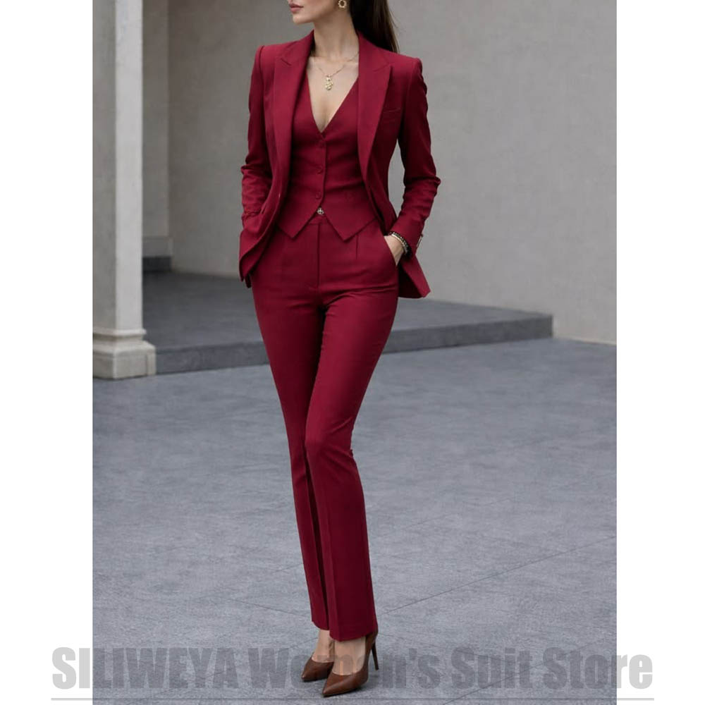 Setelan Jas Wanita 3 Potong Bl - Women'S Formal Wear Wedding ulasan dan harga