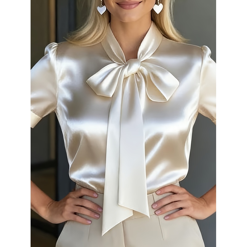 Kemeja Wanita Elegan Lengan Pe - Women Formal Wear Stitching ulasan dan harga