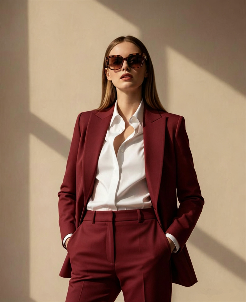 Setelan Oranye Wanita 2 Potong - Women Formal Wear Tailor ulasan dan harga